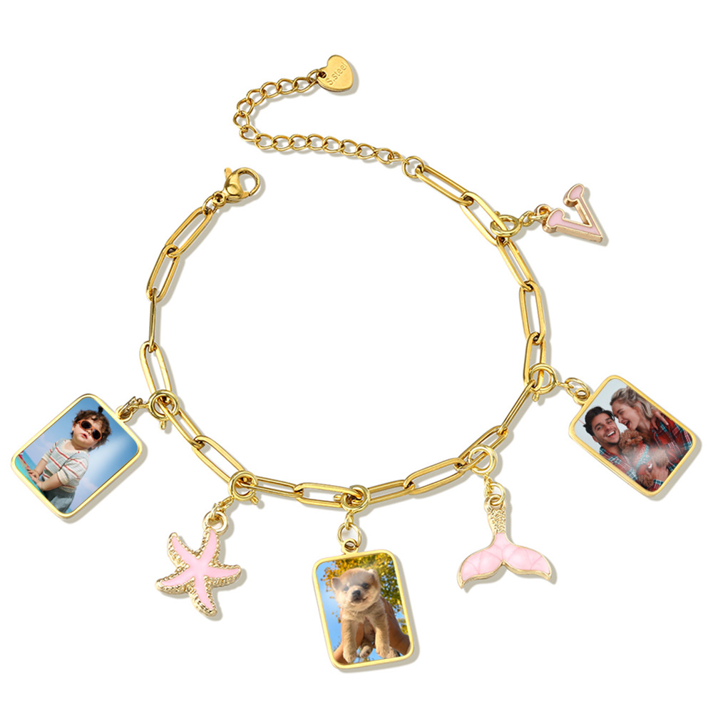 Customized Photo Letter Flag P - Embroidery Charm review and price