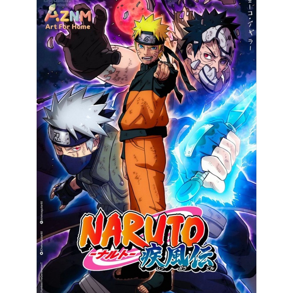 Frameless 1pc Naruto Class Sev - Embroidery Painting review and price