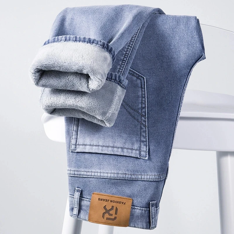 Winter Fleecy Thickened Warm J - Embroidery On Jeans review and price