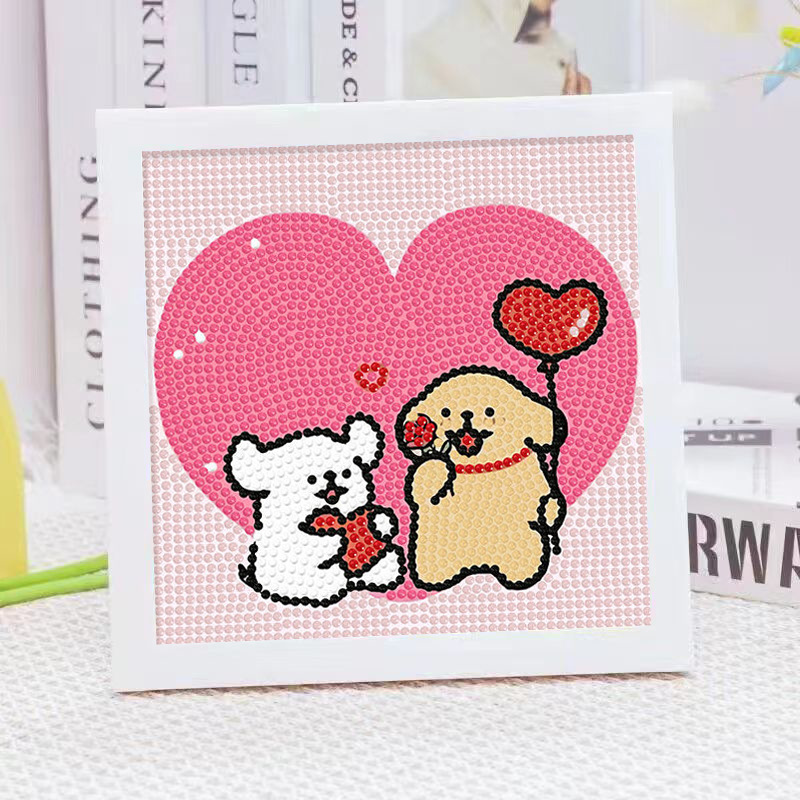 Cartoon Line Puppy Crystal Dia - Embroidery Painting review and price