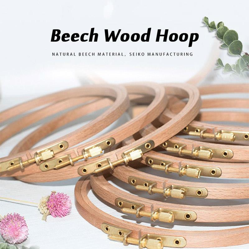 1pcs High Quality Beech Wood E - Stitch Marker Ring review and price