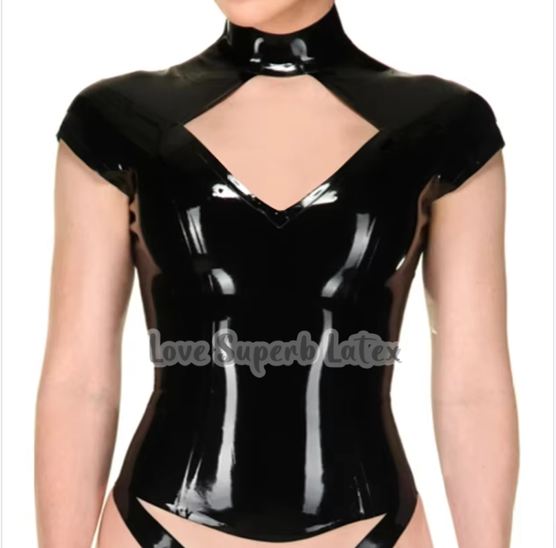Sexy Black Women Latex Short S - Embroidery Art Painting review and price