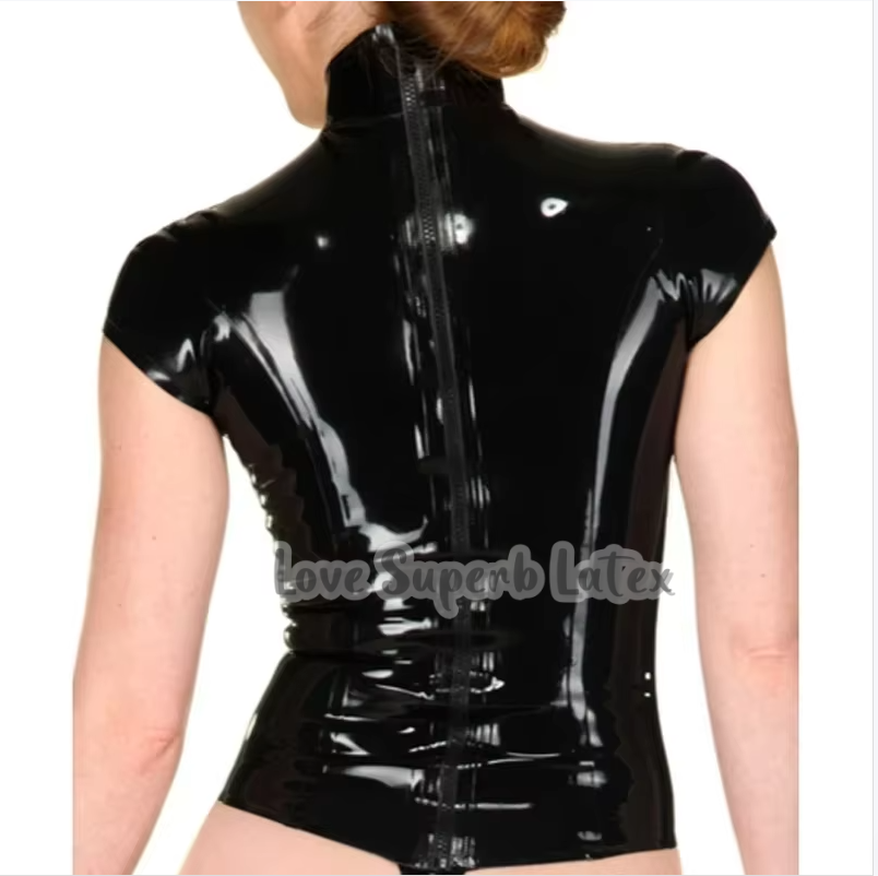 Sexy Black Women Latex Short S - Embroidery Art Painting review and price