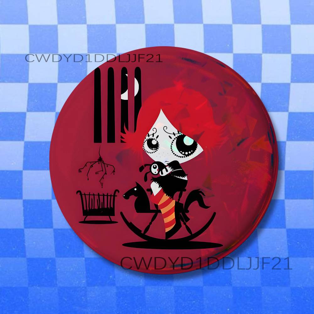 R-Ruby Gloom Gothic Badge Broo - Embroidery Gothic review and price