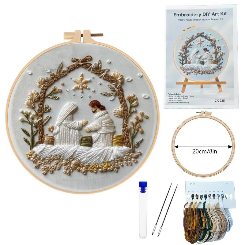 Jesus Birth Christmas Embroide - Embroidery Jesus review and price
