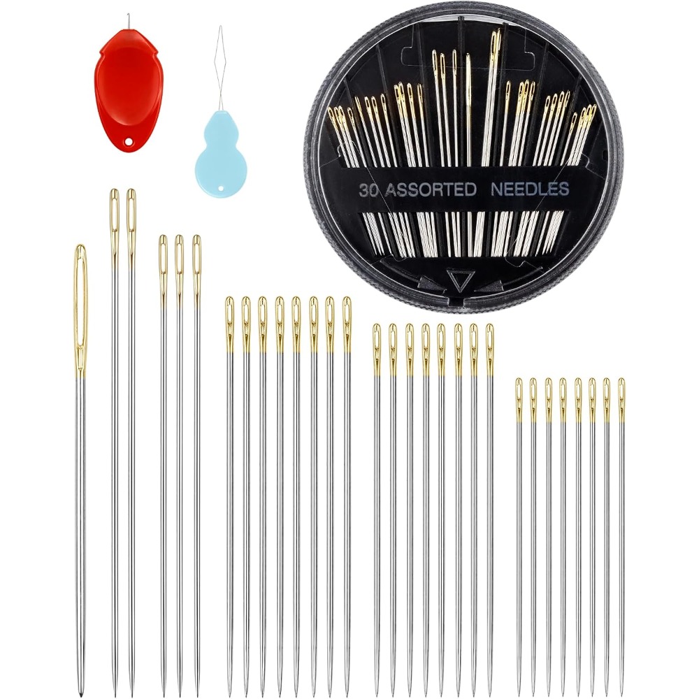 30-Count Steel Hand Sewing Nee - Embroidery Kit Set review and price