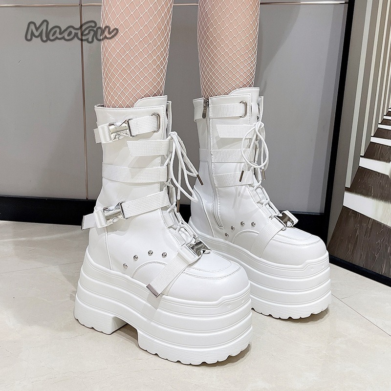 Fashion Design Super High Wome - Embroidery White review and price
