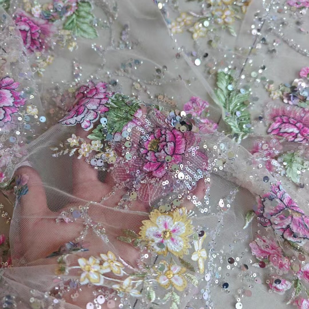 1M 120Cm Wide Luxury Beaded La - Embroidery Net Dress review and price