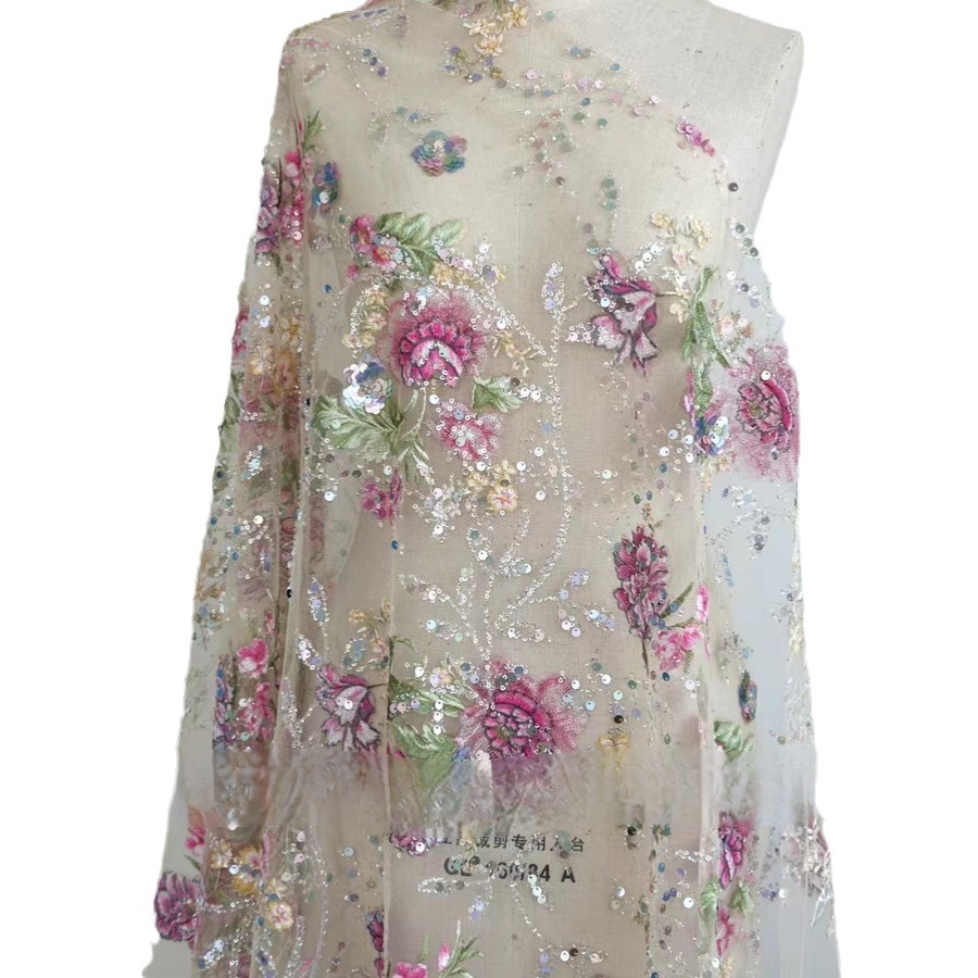 1M 120Cm Wide Luxury Beaded La - Embroidery Net Dress review and price