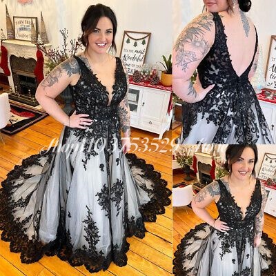 Gothic V Neck Wedding Dresses  - Embroidery Gothic review and price