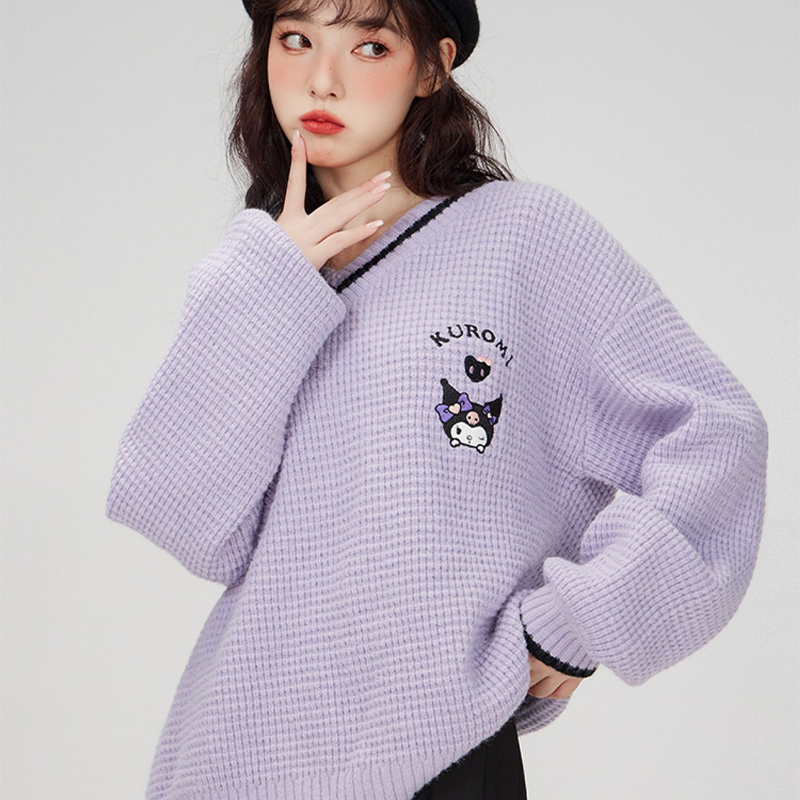 Cute Cartoon Kuromi Embroidery - Embroidery In The Piece review and price