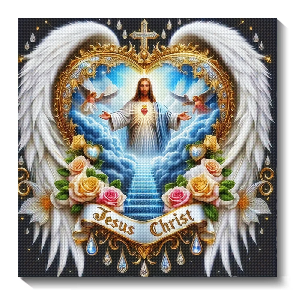 5D DIY Diamond Painting Portra - Embroidery Jesus review and price