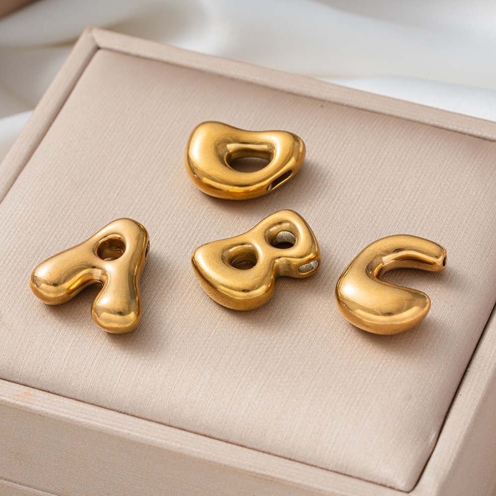 5Pcs Fashion Stainless Steel G - Embroidery Charm review and price