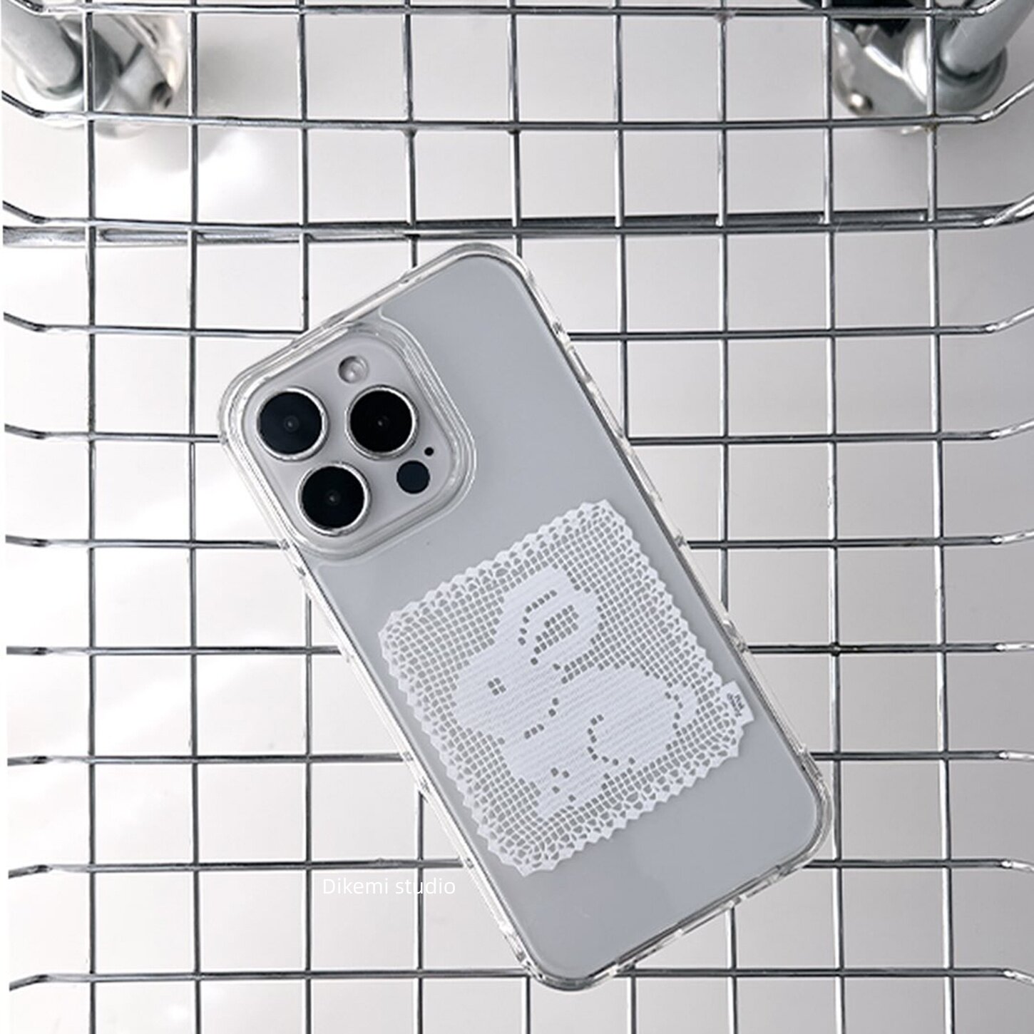 Korean Ins White Lace Pattern  - Embroidery White review and price