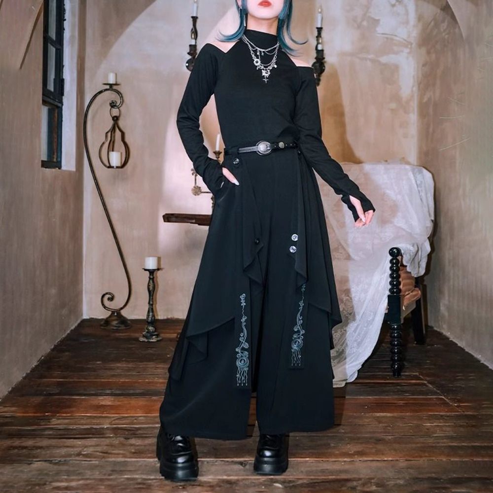 Dark Gothic Embroidered Ribbon - Embroidery Gothic review and price