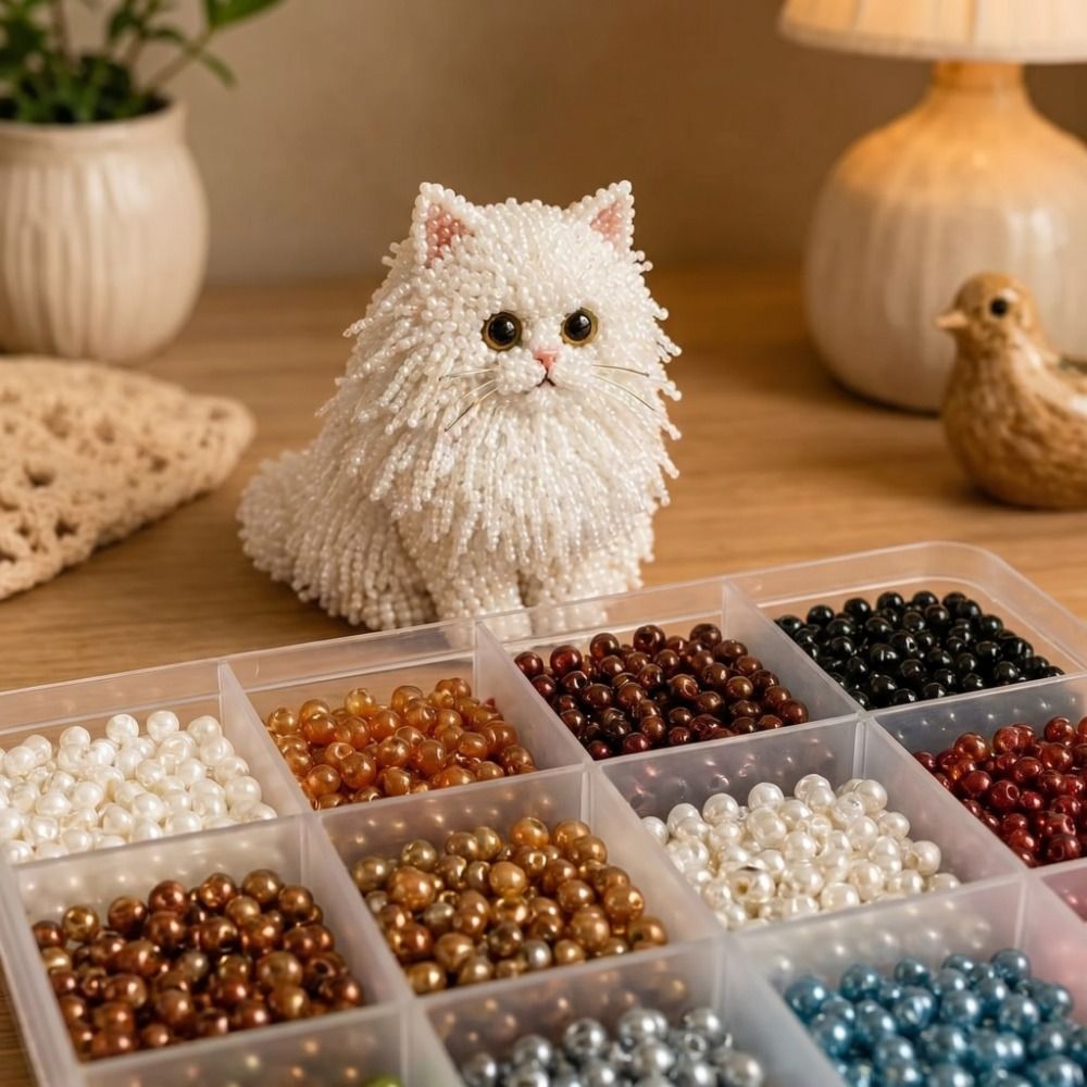 Handmade DIY Animal Bead Embro - Embroidery Kit Set review and price
