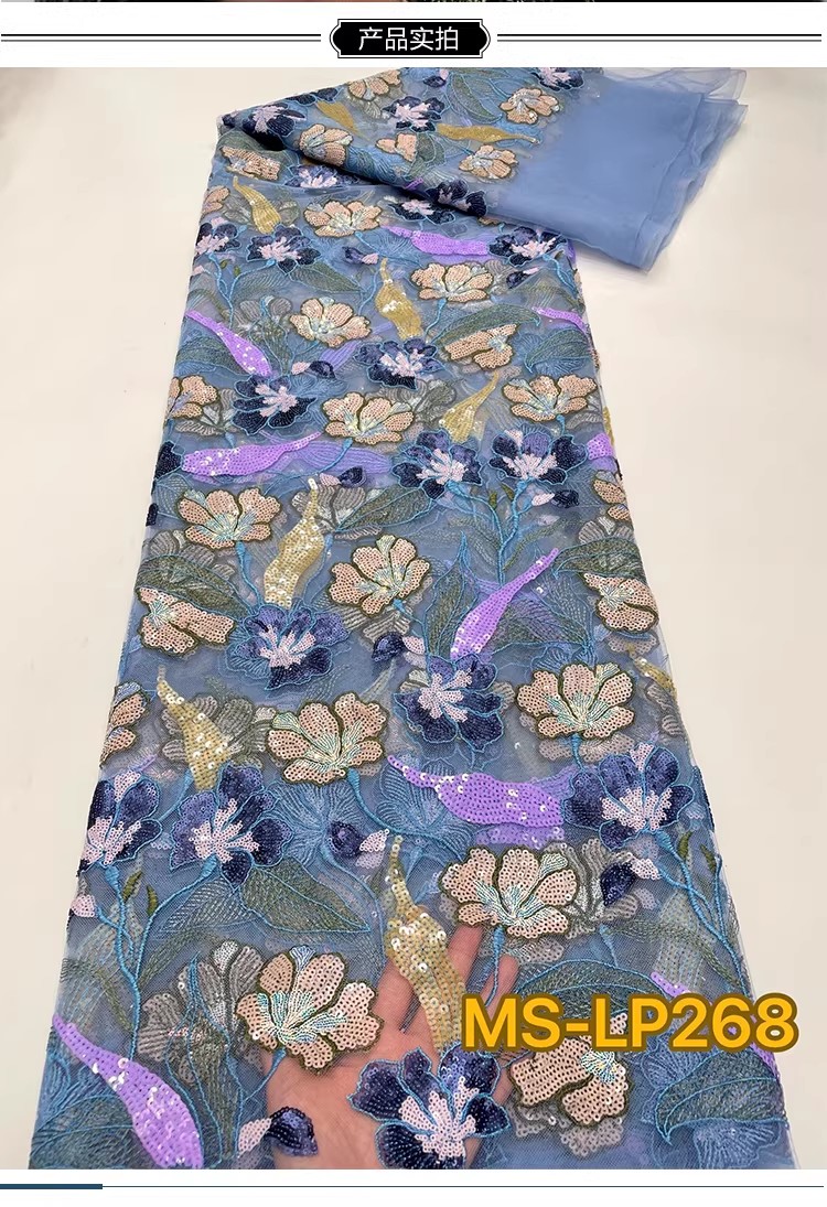 1yard Luxury Double color bead - Embroidery Net Dress review and price