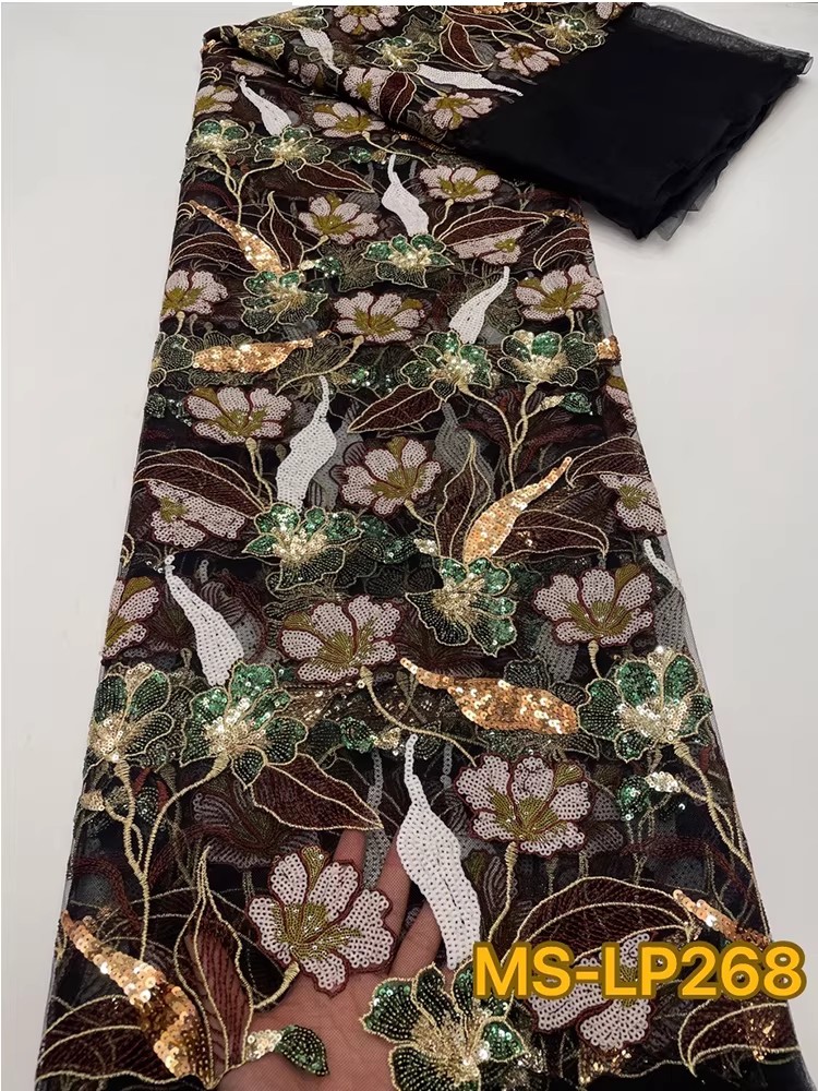 1yard Luxury Double color bead - Embroidery Net Dress review and price