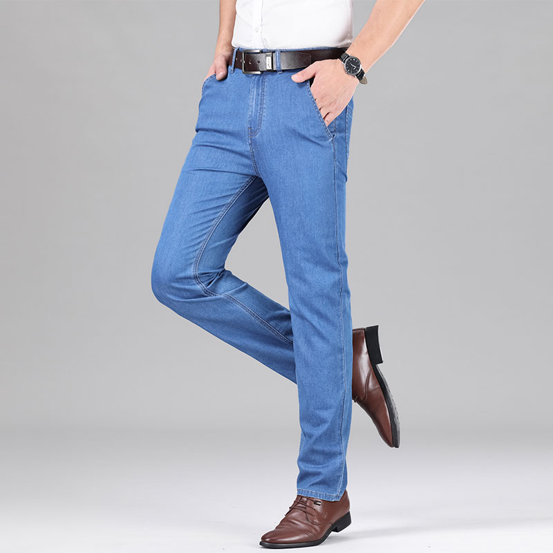 New Lyocell Fabric Jeans Men S - Embroidery On Jeans review and price