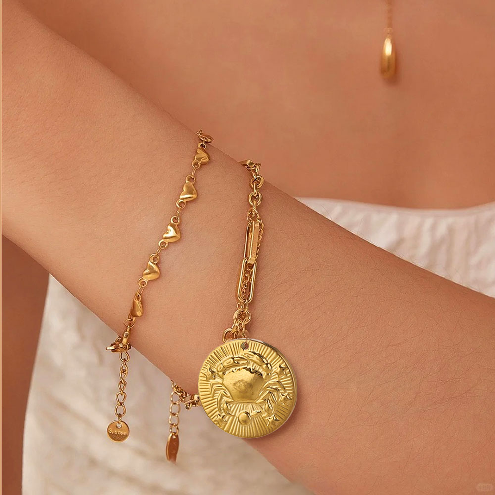 5pcs Stainless Steel 12 Zodiac - Embroidery Charm review and price