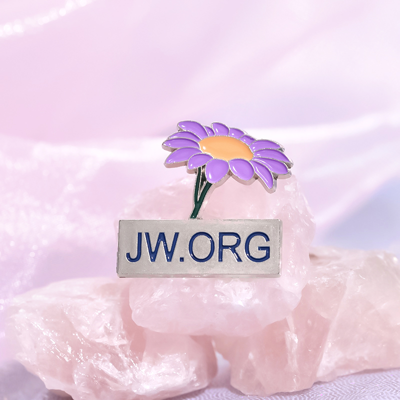 JW.ORG Jesus Flower Enamel Pin - Embroidery Jesus review and price