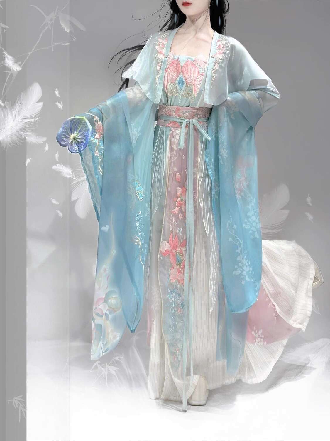 New Hanfu Wei Jinfeng Heavy In - Embroidery In The Piece review and price