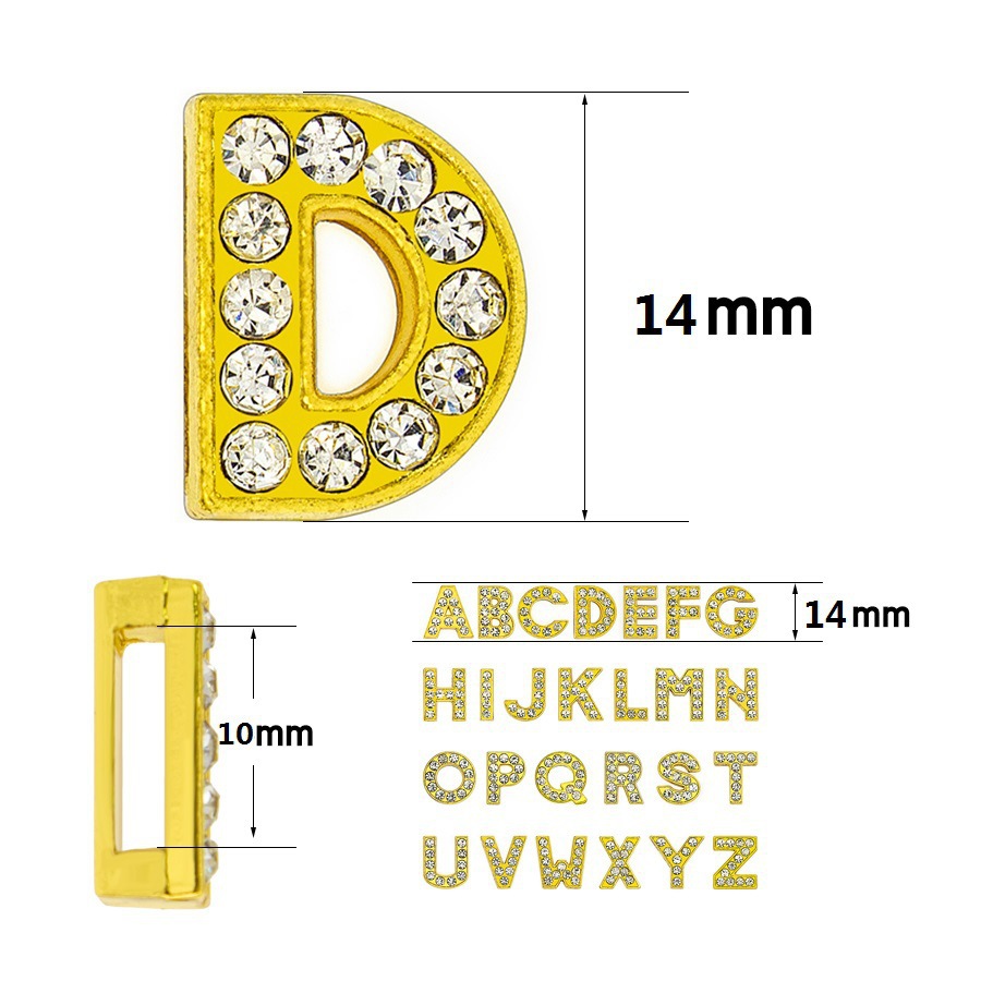 50PC/lot Hole 8mm 10mm Rhinest - Embroidery Charm review and price