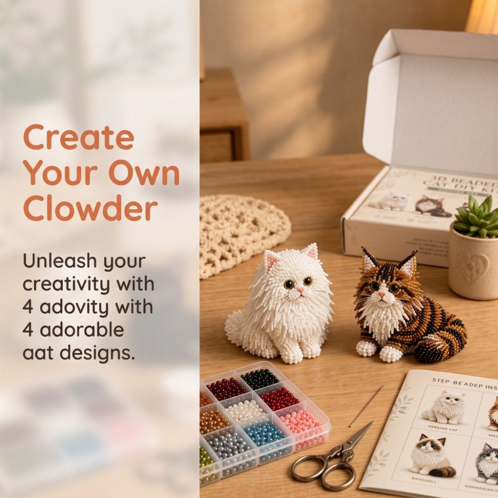 Handmade DIY Animal Bead Embro - Embroidery Kit Set review and price