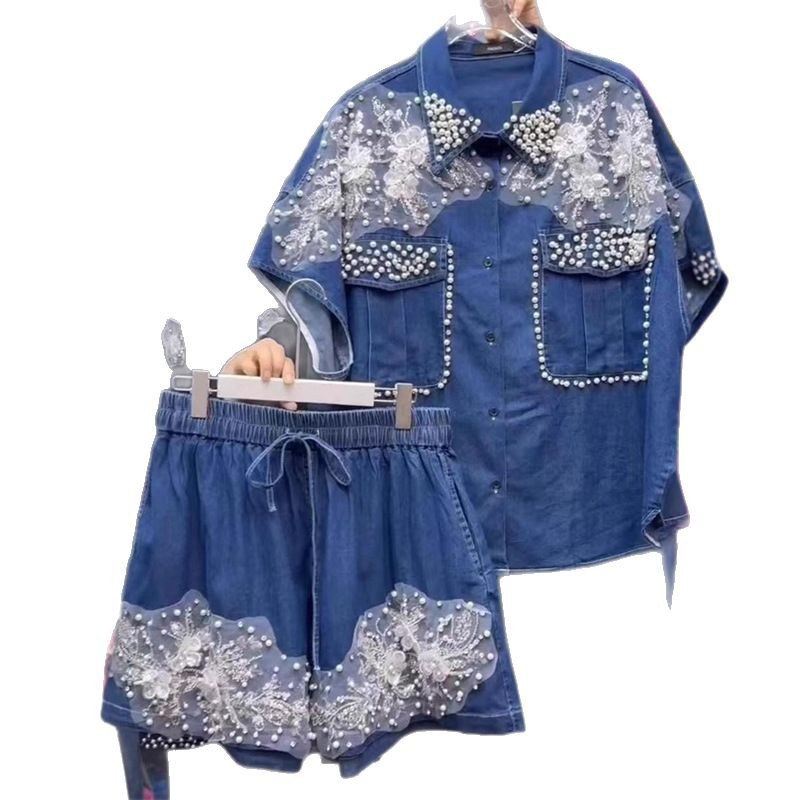 Women Diamonds Beaded Flowers  - Embroidery Blouse review and price