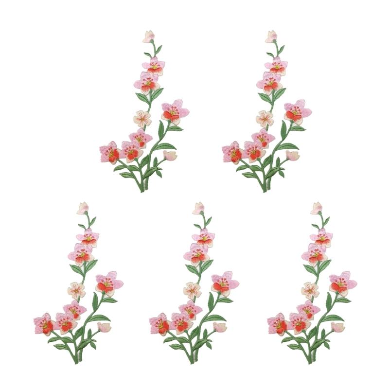 R9UF 5Pcs Embroidery Applique  - Embroidery On Jeans review and price